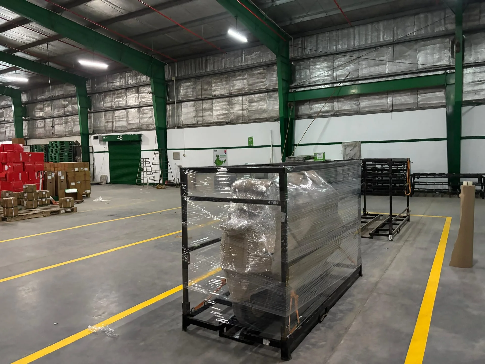 Warehouse aisle